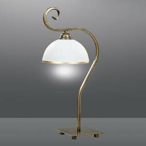 Euluna Stolní lampa Wivara LN1, klasický design, zlatá