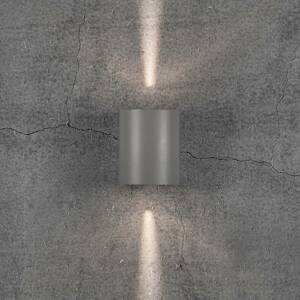Nordlux LED venkovní nástěnné světlo Canto 2, 10 cm, šedá