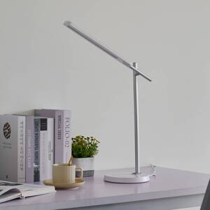 Lindby Lindby Valtorin LED lampa na psací stůl, bílá
